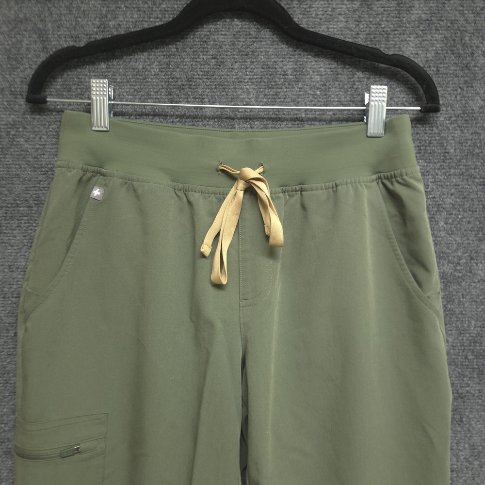 Figs Zamora Jogger Scrub Pants Women's Small Green PO 5315 Medical Nurse Therapy - Picture 2 of 9